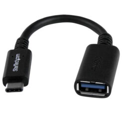 StarTech.com 15cm USB-C naar USB-A Adapter, USB 5Gbps, 3A, USB-C Male naar USB-A Female Converter, USB-IF Gecertificeerd - Thunderbolt Compatibel