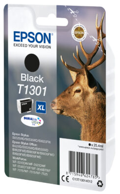 Epson Stag T1301 Hert DURABrite Ultra afzonderlijke zwarte inkt - Afbeelding 3