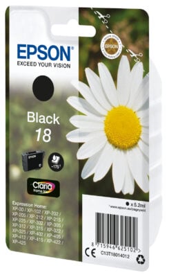 Epson Daisy 18 Madeliefje Claria Home afzonderlijke zwarte inkt