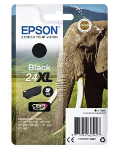 Epson Elephant 24XL Olifant Claria Photo HD afzonderlijke zwarte inkt - Afbeelding 3