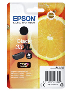 Epson Oranges 33XL Sinaasappelen Claria Premium afzonderlijke zwarte inkt - Afbeelding 3