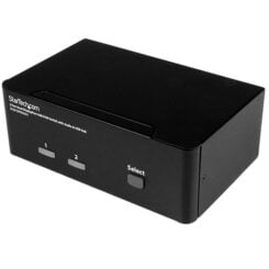 StarTech.com 2 poorts DisplayPort dual-monitor KVM switch - 4K 60Hz