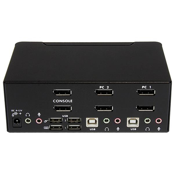 StarTech.com 2 poorts DisplayPort dual-monitor KVM switch - 4K 60Hz - Afbeelding 4