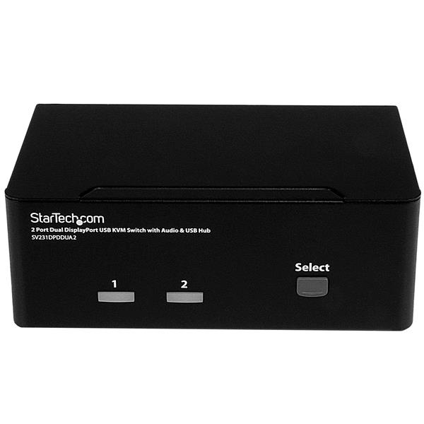 StarTech.com 2 poorts DisplayPort dual-monitor KVM switch - 4K 60Hz - Afbeelding 3