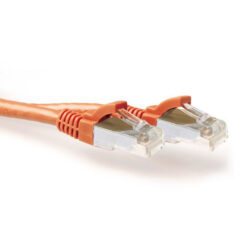 ACT Oranje 20 meter LSZH SFTP CAT6A patchkabel snagless met RJ45 connectoren