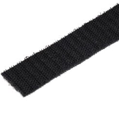 StarTech.com 15m Bulk Rol Klittenband - Op Maat te Knippen Herbruikbare Kabelbinders - Industriële Klitband Tape - Zelfklevende Klittenband Tyrap Strips - Zwart - Afbeelding 3