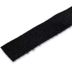 StarTech.com 15m Bulk Rol Klittenband - Op Maat te Knippen Herbruikbare Kabelbinders - Industriële Klitband Tape - Zelfklevende Klittenband Tyrap Strips - Zwart - Afbeelding 4