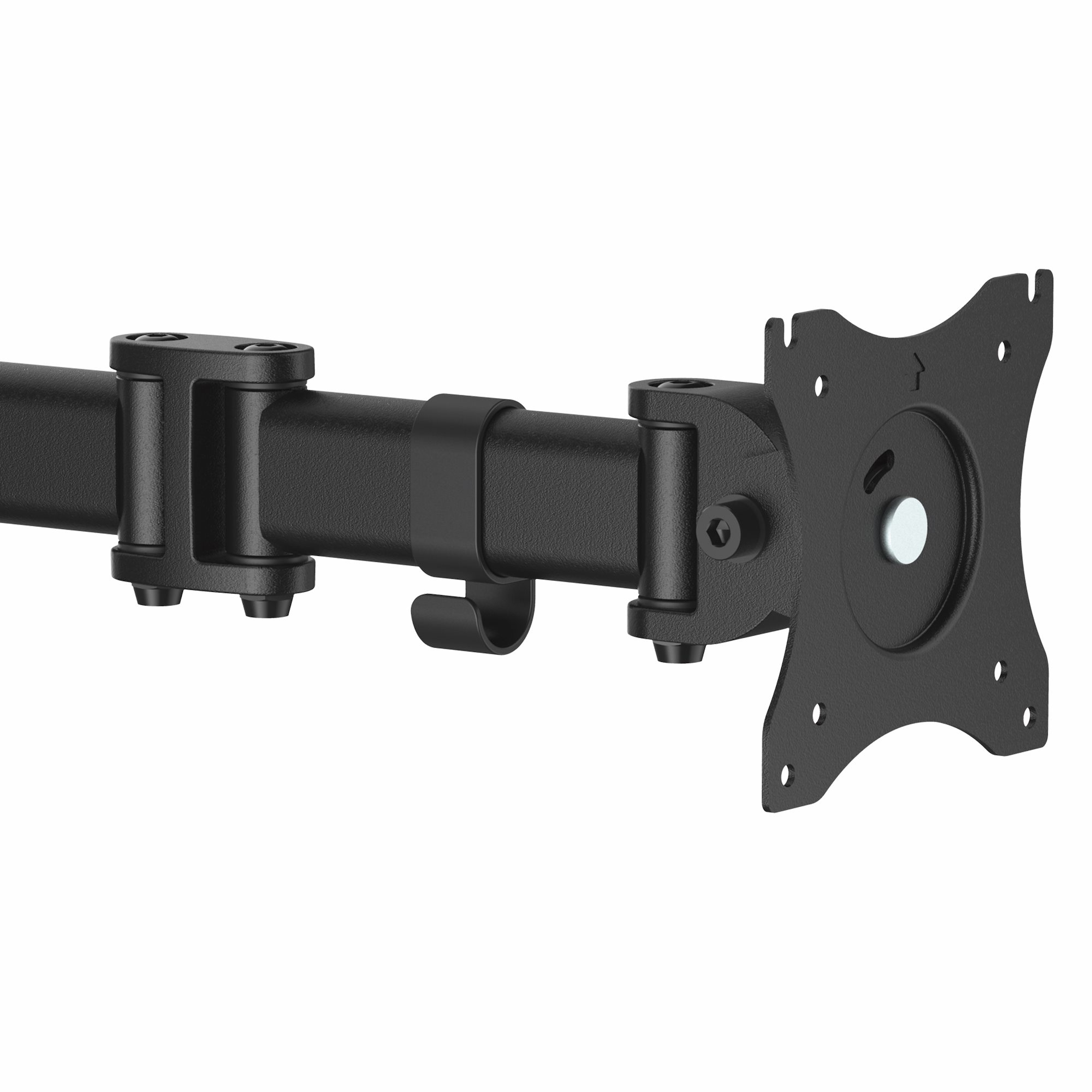 StarTech.com Monitor Arm voor VESA Scherm tot 34" (8kg), Scharnierende Monitorsteun met Verticale Arm voor Enkel Scherm, Verstelbare Hoogte, Ergonomische Monitor Beugel, Bureauklem/Doorvoortule - Afbeelding 3
