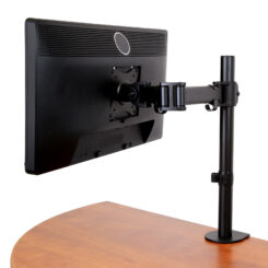 StarTech.com Monitor Arm voor VESA Scherm tot 34" (8kg), Scharnierende Monitorsteun met Verticale Arm voor Enkel Scherm, Verstelbare Hoogte, Ergonomische Monitor Beugel, Bureauklem/Doorvoortule - Afbeelding 6