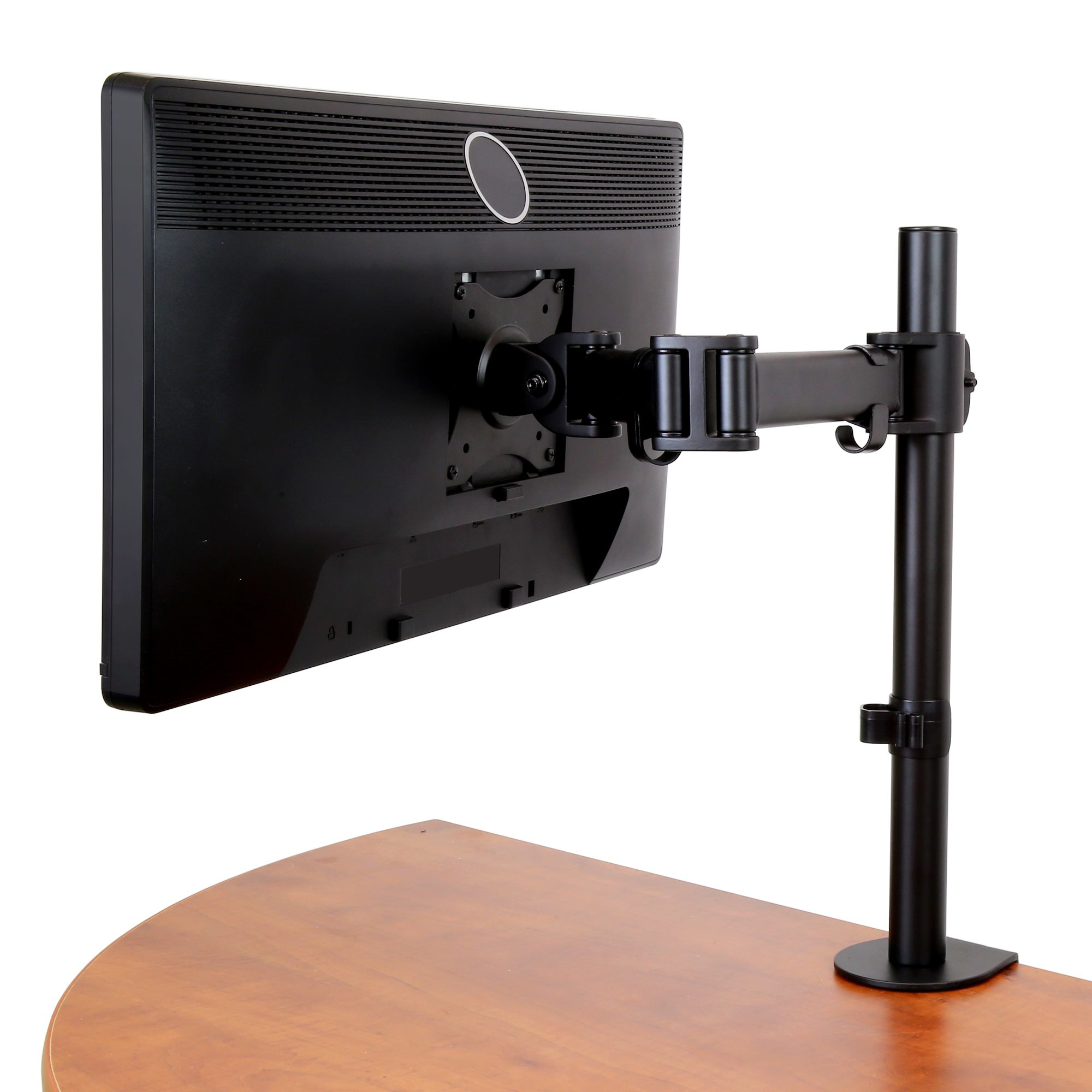 StarTech.com Monitor Arm voor VESA Scherm tot 34" (8kg), Scharnierende Monitorsteun met Verticale Arm voor Enkel Scherm, Verstelbare Hoogte, Ergonomische Monitor Beugel, Bureauklem/Doorvoortule - Afbeelding 6