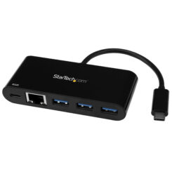 StarTech.com 3 poorts USB 3.0 hub met Gigabit Ethernet en Power Delivery - 5Gbps - USB-C - Afbeelding 2