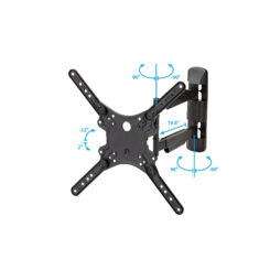 StarTech.com Draaibare TV beugel voor 32"-55" (35kg) VESA Schermen - Universeel Full Motion Flat Screen Muursteun - Kantelen/Zwenken - Scharnierende TV Muurbeugel - Afbeelding 5