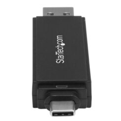 StarTech.com USB C en USB 3.0 SD kaartlezer, USB geheugenkaartlezer, SD, microSD, MMC, UHS-I, USB-C & USB-A kaartadapter - Werkt met elk besturingssysteem - Afbeelding 4