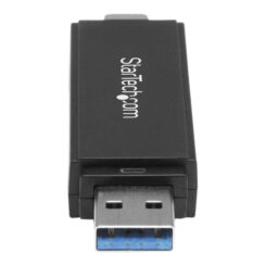 StarTech.com USB C en USB 3.0 SD kaartlezer, USB geheugenkaartlezer, SD, microSD, MMC, UHS-I, USB-C & USB-A kaartadapter - Werkt met elk besturingssysteem - Afbeelding 5