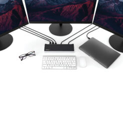 StarTech.com 4K USB-C Dock, Triple UHD 4K Monitor Docking Station, Mac & Windows, USB C to HDMI & DisplayPort, 60W Power Delivery, 5x USB 5Gbps Hub - Afbeelding 5