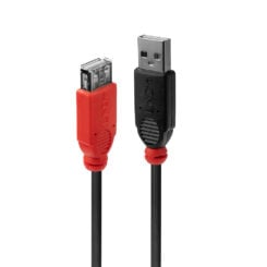 Lindy 42817 USB-kabel USB 2.0 5 m USB A 0,48 Gbit/s Zwart