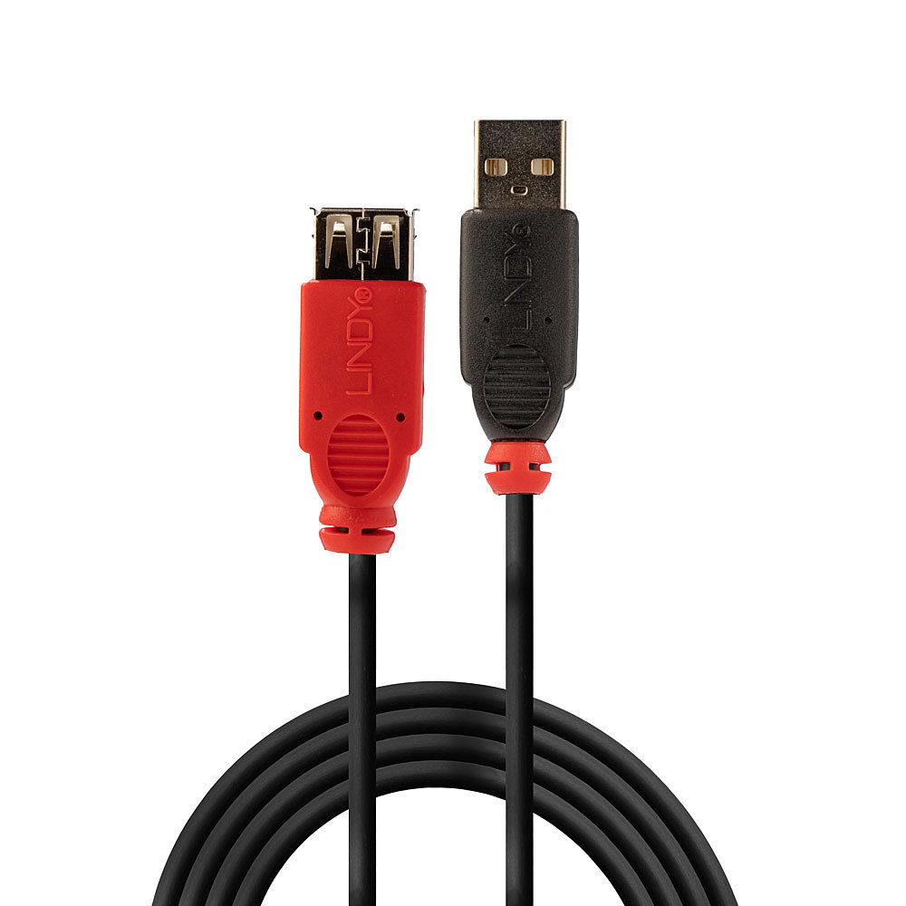 Lindy 42817 USB-kabel USB 2.0 5 m USB A 0,48 Gbit/s Zwart - Afbeelding 3