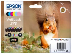 Epson Squirrel 378 Eekhoorn Claria Photo HD multipack zeskleureninkt - Afbeelding 2