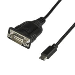StarTech.com USB C naar Seriële Adapter Kabel 40cm - USB Type C naar RS232 (DB9) Converter - USB-C Seriële Kabel voor PLCs, Scanners, Printers - M/M - Windows/Mac/Linux - Afbeelding 2