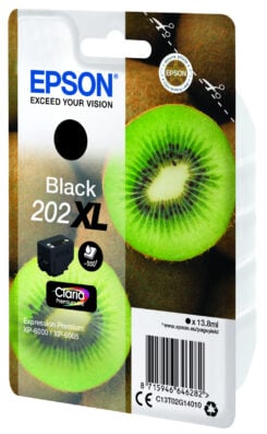 Epson Kiwi Singlepack Black 202XL Claria Premium Ink - Afbeelding 2