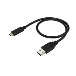 StarTech.com 50cm USB-A naar USB-C Laadkabel, USB 10Gbps, Charge & Sync, 3A - Zwarte USB Oplaadkabel - Afbeelding 5