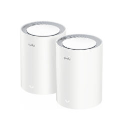 Cudy M3000(2-PACK) V2.0 mesh-wifi-systeem Dual-band (2.4 GHz / 5 GHz) Wi-Fi 6 (802.11ax) Wit Intern
