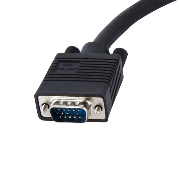 StarTech.com 30 cm Coax HD15 VGA-naar-5 BNC RGBHV-monitorkabel - M/F - Afbeelding 4