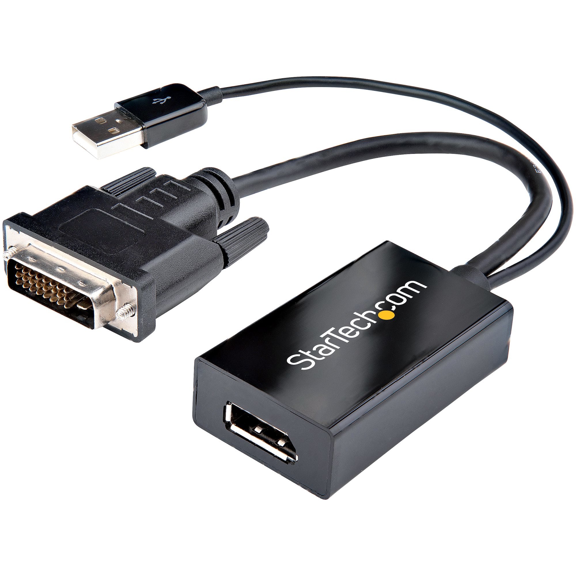 StarTech.com DVI naar DisplayPort adapter - USB-voeding - 1920 x 1200 - DVI naar DisplayPort converter - videoadapter - DVI-D naar DP - Afbeelding 2