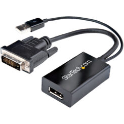 StarTech.com DVI naar DisplayPort adapter - USB-voeding - 1920 x 1200 - DVI naar DisplayPort converter - videoadapter - DVI-D naar DP