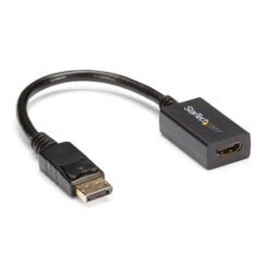 StarTech.com DisplayPort naar HDMI Adapter, DP 1.2 naar HDMI Video Converter 1080p, DP naar HDMI Monitor/Display Kabel Adapter Dongle, Passieve DP naar HDMI Adapter, Latching DP Connector