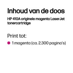 HP 410A originele magenta LaserJet tonercartridge - Afbeelding 4
