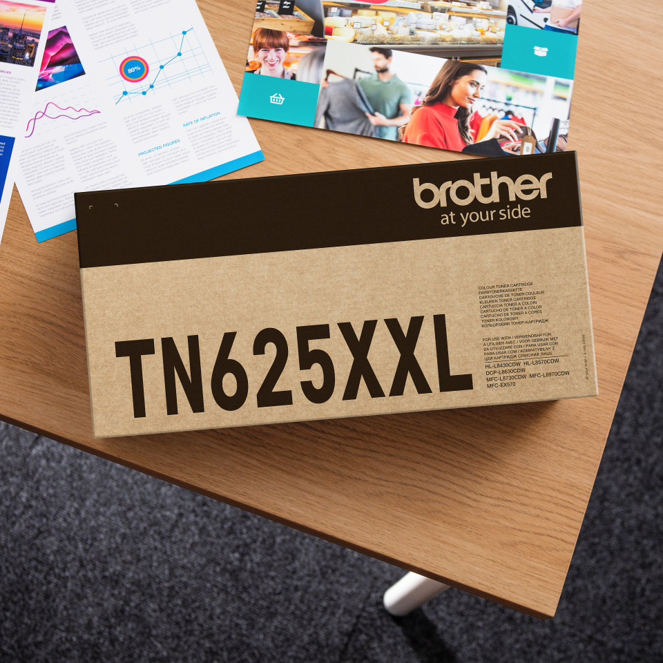 Brother TN-625XXLY tonercartridge 1 stuk(s) Origineel Geel - Afbeelding 5