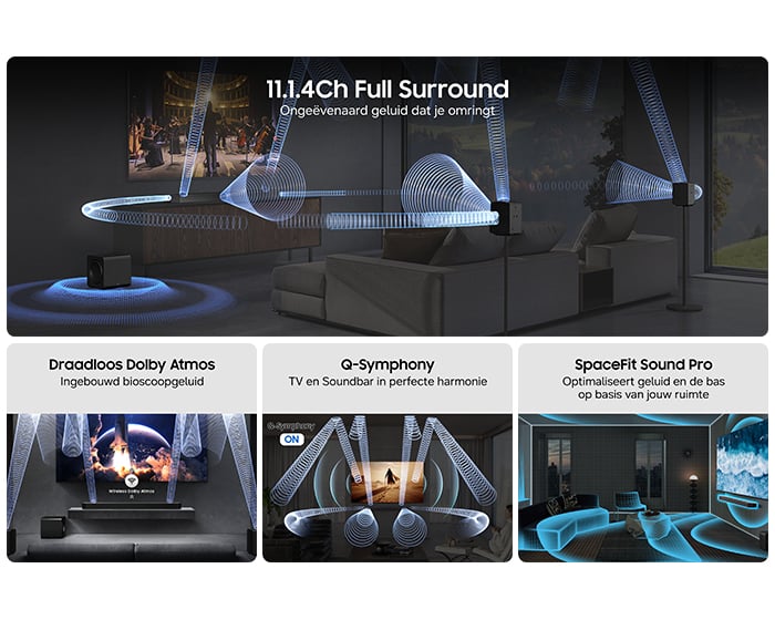 Samsung Q-series Cinematic Soundbar HW-Q990H (2026) - Afbeelding 4