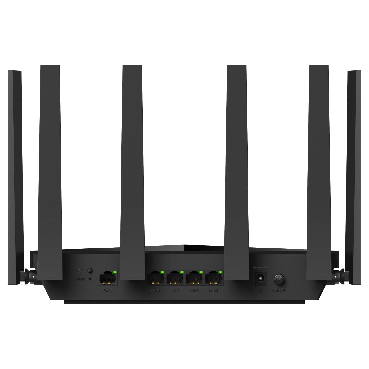 Cudy WR6500 draadloze router Gigabit Ethernet Dual-band (2.4 GHz / 5 GHz) Zwart - Afbeelding 3