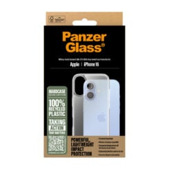 PanzerGlass ® HardCase Transparent iPhone 16 mobiele telefoon behuizingen Hoes Transparant - Afbeelding 4