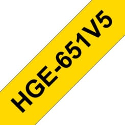Brother HGE-651V5 labelprinter-tape