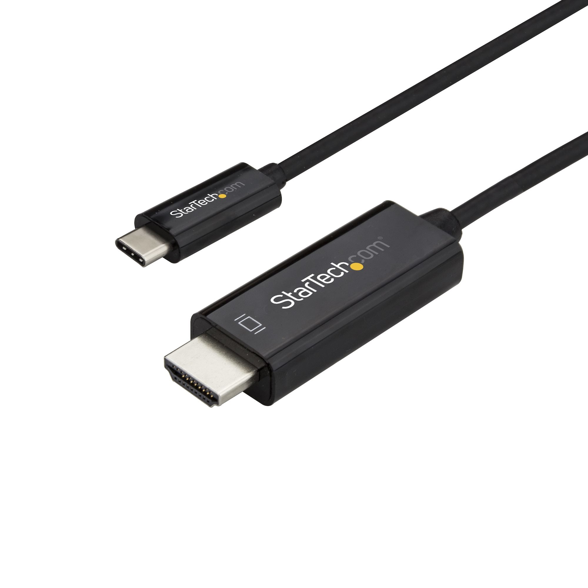 StarTech.com 1m USB C naar HDMI Kabel, 4K 60Hz USB Type C naar HDMI 2.0 Video Adapter Kabel, Thunderbolt 3 Compatibel, Laptop nar HDMI Monitor/Display, DP 1.2 Alt Mode HBR2, Zwart - Afbeelding 2