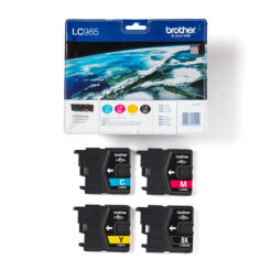 Brother LC985VALBP inktcartridge 4 stuk(s) Origineel Zwart, Cyaan, Magenta, Geel - Afbeelding 4