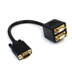 StarTech.com 30 cm VGA naar 2x VGA Video Splitter – M/F