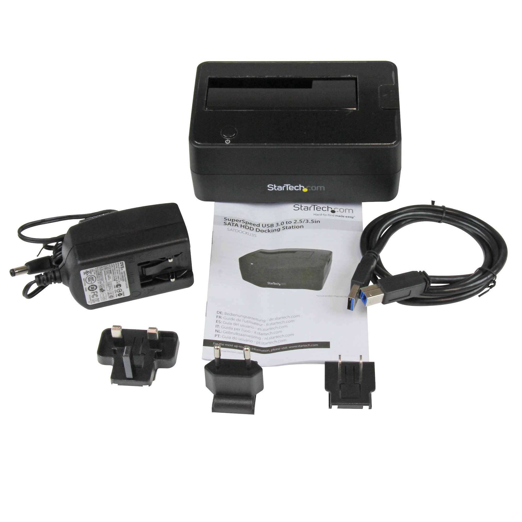StarTech.com Single Bay USB 3.0 naar SATA HDD Docking Station, USB 3.0 (5 Gbps) Hard Drive Dock, Externe 2.5/3.5" SATA I/II/III HDD/SSD Dock Station, Hot-Swap Hard Drive Bay, Top-Loading - Afbeelding 5