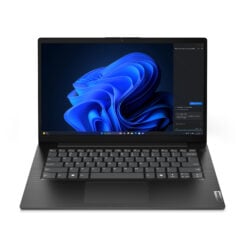 Lenovo V14 G5 IRL Intel Core 5 220U Laptop 35,6 cm (14") Full HD 16 GB DDR5-SDRAM 512 GB SSD Wi-Fi 6 (802.11ax) Windows 11 Pro Engels Zwart