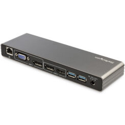 StarTech.com Thunderbolt 3 Dock - Dual 4K 60Hz Monitor TB3 Laptop Docking Station met DisplayPort, HDMI & 1080p VGA - 85W Power Delivery & Charging - 2x USB-A, Ethernet - Mac & Windows - Afbeelding 3