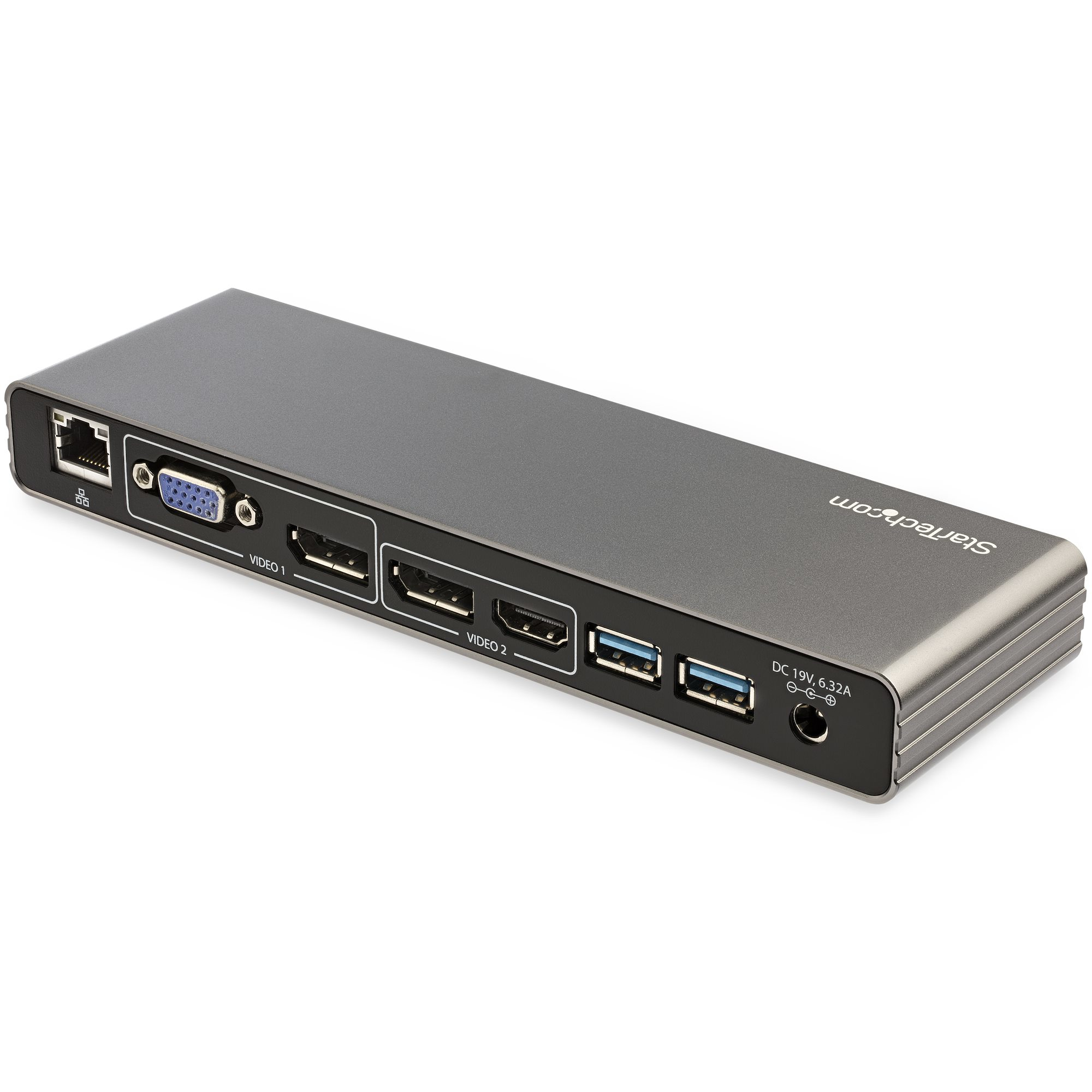 StarTech.com Thunderbolt 3 Dock - Dual 4K 60Hz Monitor TB3 Laptop Docking Station met DisplayPort, HDMI & 1080p VGA - 85W Power Delivery & Charging - 2x USB-A, Ethernet - Mac & Windows - Afbeelding 3