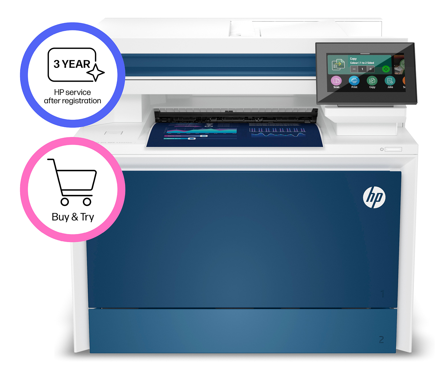 HP Color LaserJet Pro MFP 4302fdw printer - Afbeelding 3