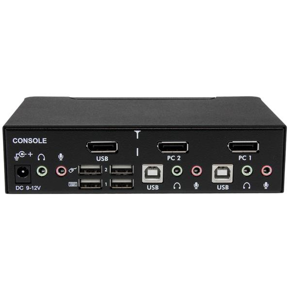 StarTech.com 2-poort Professionele USB DisplayPort KVM-Switch met Audio - Afbeelding 4
