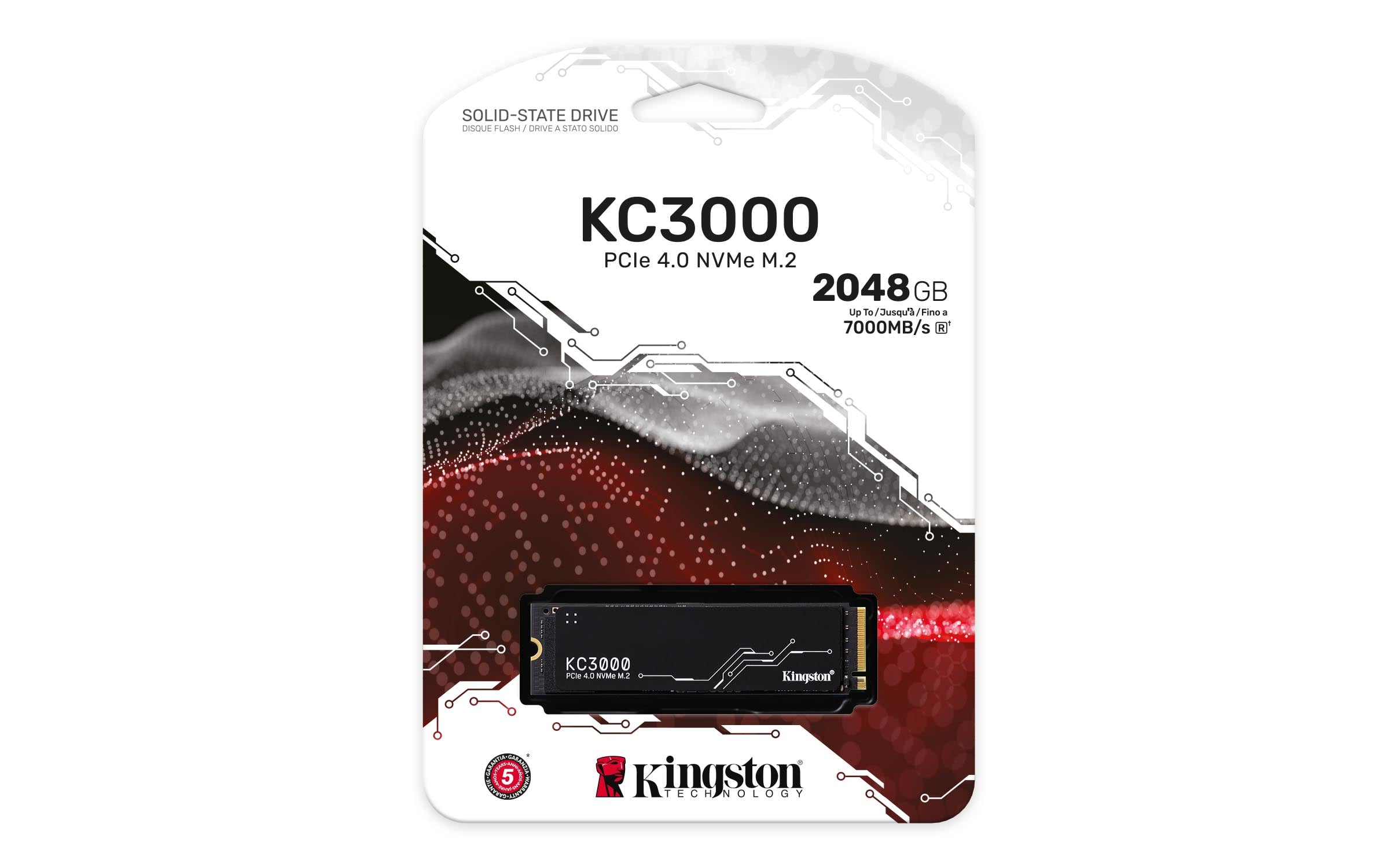 Kingston Technology 2048G KC3000 M.2 2280 NVMe SSD - Afbeelding 5