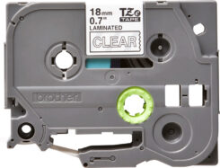 Brother TZE-145 labelprinter-tape Wit op transparant - Afbeelding 3