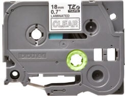 Brother TZE-145 labelprinter-tape Wit op transparant - Afbeelding 3