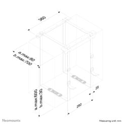 Neomounts CPU-D025BLACK CPU houder - max 20 kg - universeel - Afbeelding 6