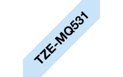 Brother TZEMQ531 labelprinter-tape Zwart op blauw TZe - Afbeelding 2